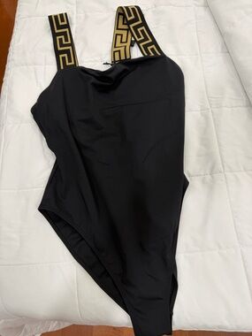 Versace White One-Piece Swimsuit Tag - Classic White